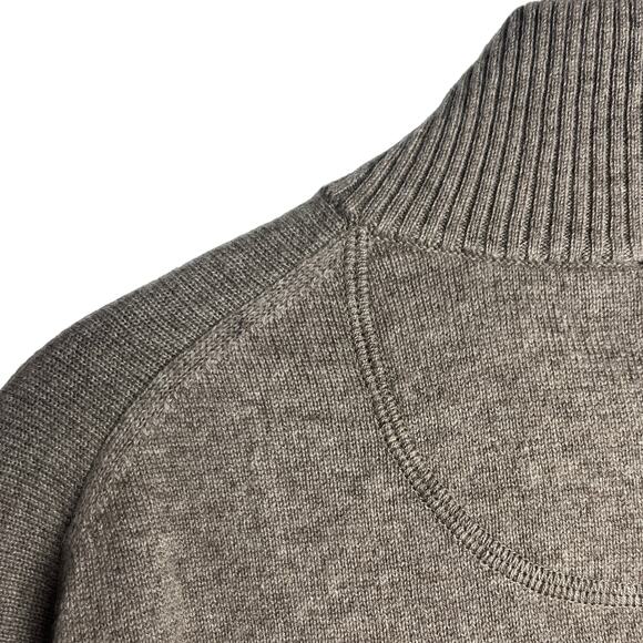 1-13 FORTE CASHMERE Men's Sweater Button Henley Light Brown Size XL - Picture 8 of 11